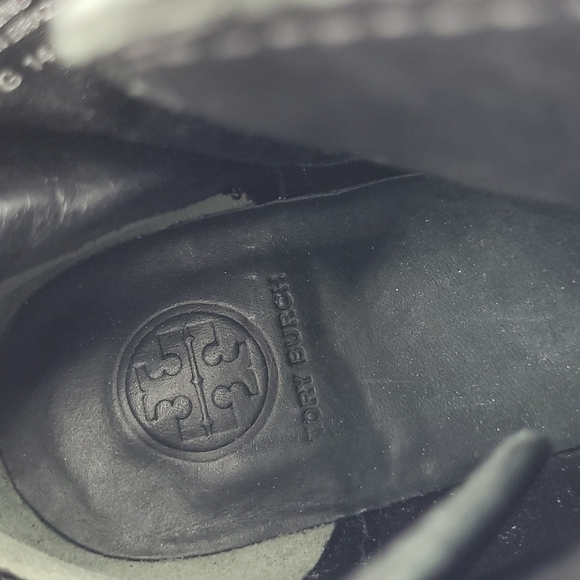 Tory Burch Bloomfield Chain Leather Bootie in Black Size 6.5 M - Picture 14 of 16